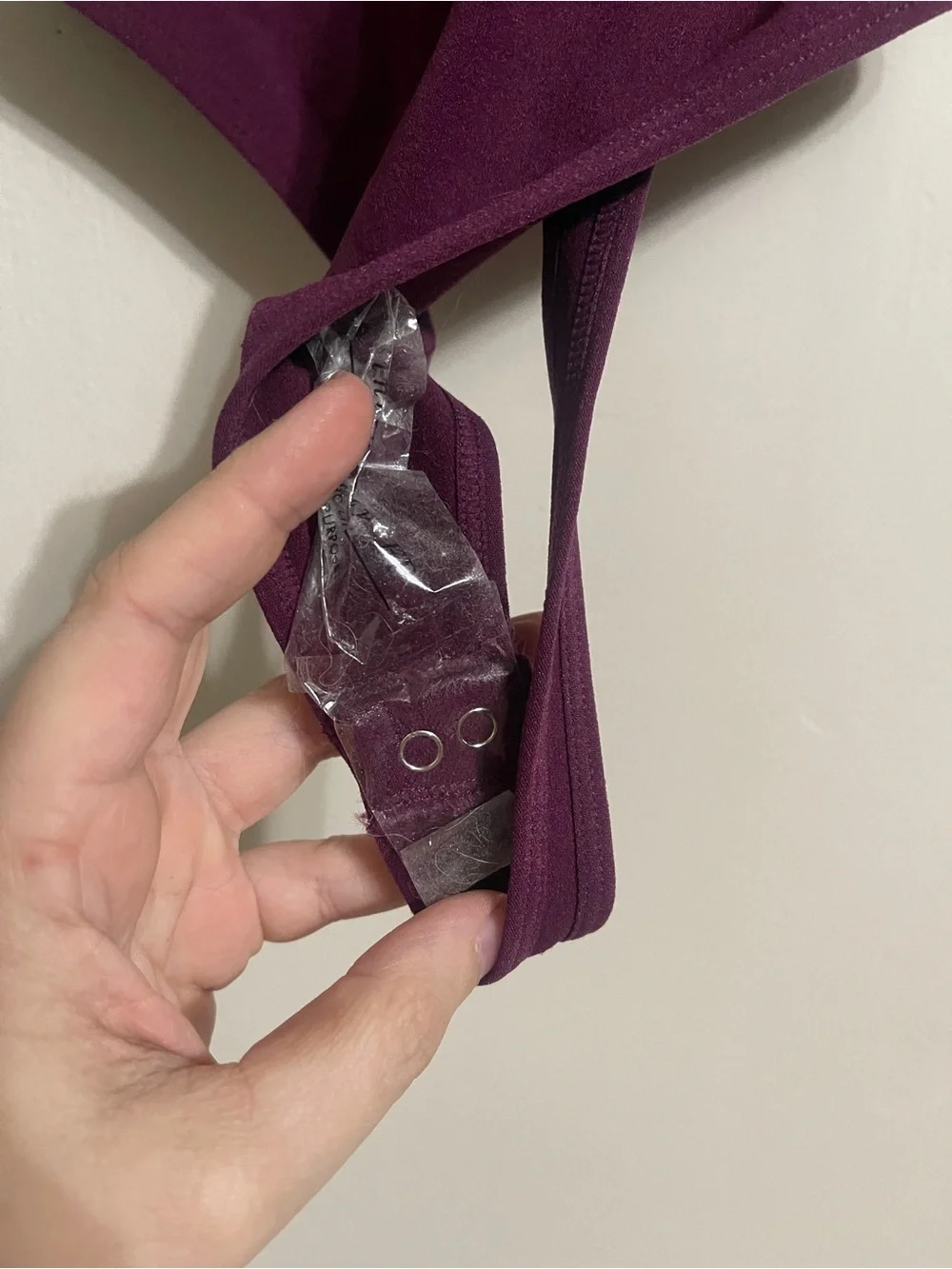 NWOT Free People Intimately Deep Purple Plum Sleeveless Bodysuit